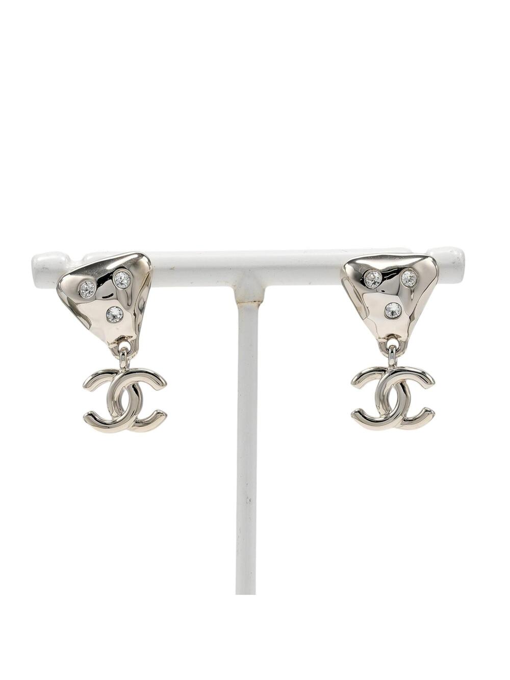 Chanel Cc Logo Earrings Metal #357849C10B